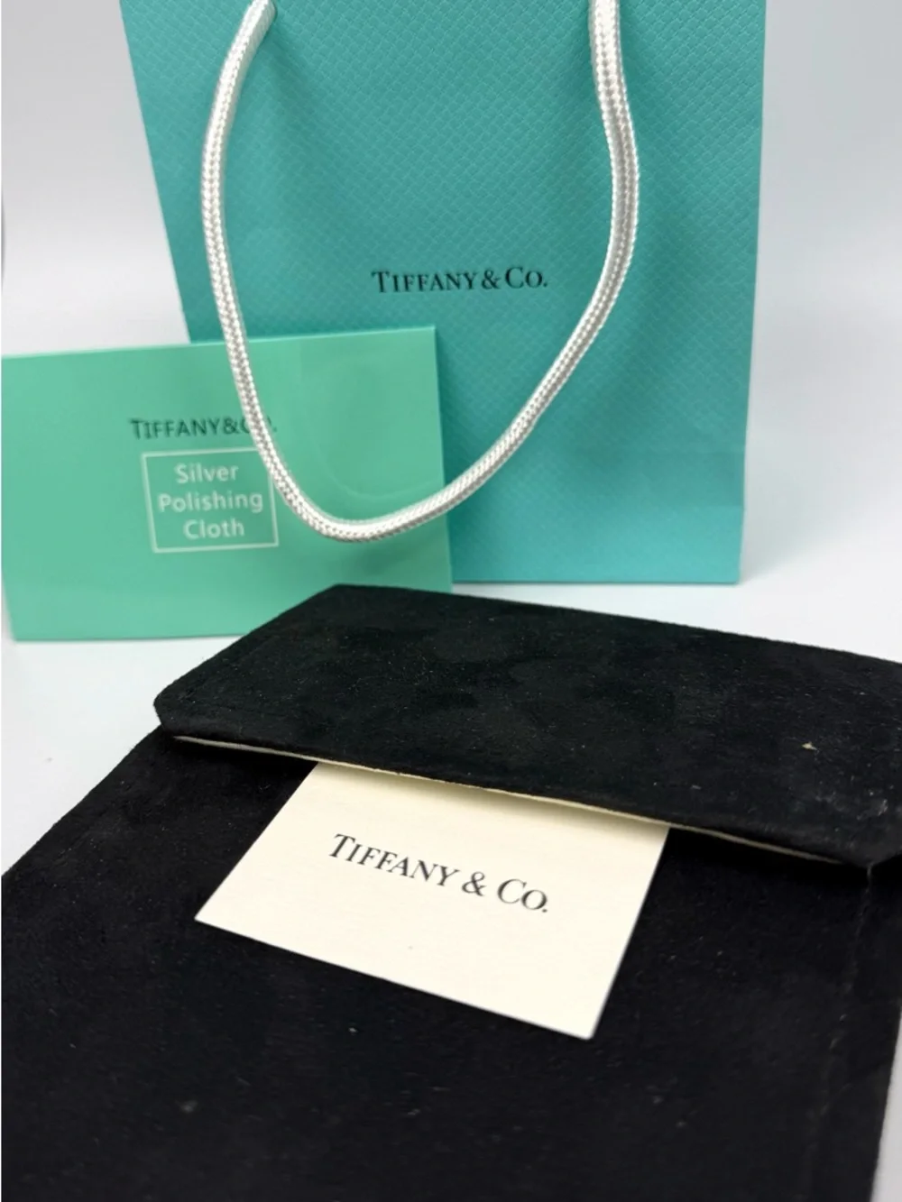 Tiffany & Co. Gold-Tone Braided Chain Necklace with T Accent Bars - Picture 8 of 11